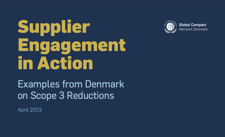 Supplier Engagement in Action - Examples from Denmark on Scope 3 Reductions